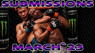 MMA submissions March 2023 [upl. by Notlit]