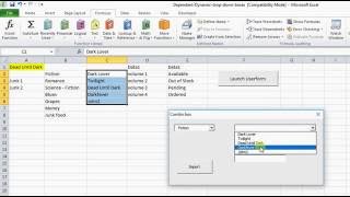 Excel VBA Combo Boxes Dependency used dynamically in USERFORM Tutorial [upl. by Eilatam]