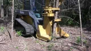 DFM Compact Feller Buncher  Compact Track Loaders [upl. by Thomasine573]