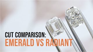 Diamond Cut Comparison Emerald vs Radiant [upl. by Roxane]