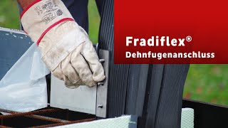 Einfache Verbindung zwischen einem PVCFugenband und dem beschichteten Fugenblech Fradiflex® [upl. by Nerine]