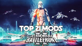 Top 21 Star Wars Battlefront 2 2005 Mods amp Maps [upl. by Owiat]