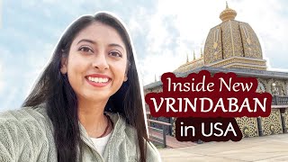 NEW VRINDABAN In West Virginia USA Vlog 🇺🇸 [upl. by Aihsotal541]