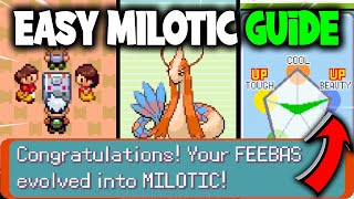 HOW TO EASILY EVOLVE FEEBAS INTO MILOTIC ON POKEMON EMERALD [upl. by Haily]