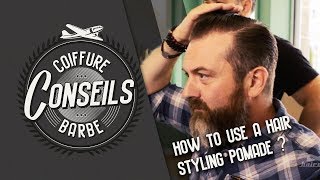 TUTORIAL  How to use a hair styling pomade [upl. by Etteyniv975]