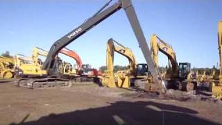 Volvo 290CL Long Boom Excavator [upl. by Attelahs]