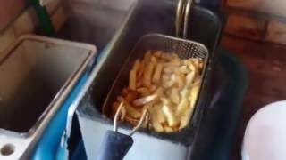 Asda value range 3Lr deep fat fryer demo [upl. by Nylirret]