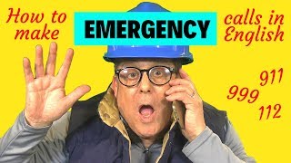 How to make an emergency call in English [upl. by Esile154]