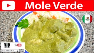 MOLE VERDE  Vicky Receta Facil [upl. by Amelia608]