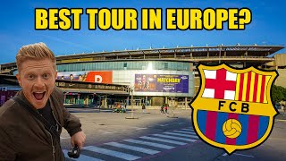 FC BARCELONA STADIUM TOUR Camp Nou The ULTIMATE Stadium Tour [upl. by Nanyt629]