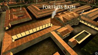 Animation of ancient Roman Fort in Caerleon Wales [upl. by Durant48]