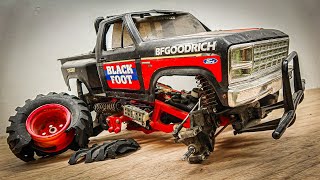 Restoration Of DESTROYED Ford RC Truck  Repaired and Upgraded [upl. by Airdnat]