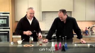 How to make a frappé coffee using an aerolatte milk frother [upl. by Inga]