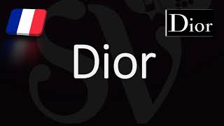 How to Pronounce Dior CORRECTLY French Pronunciation [upl. by Ehudd]