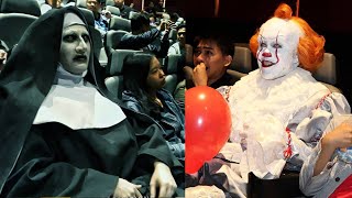 FUNNIEST Scare Pranks COMPILATION  Pennywise VS Valak Whos Scarier [upl. by Eromle80]