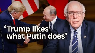 Bernie Sanders on Trump’s alignment with Russia [upl. by Londoner374]