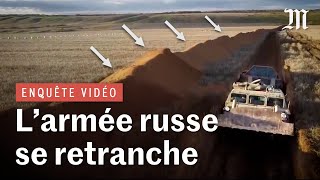 Comment larmée russe fortifie ses positions en Ukraine [upl. by Barris]