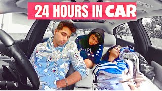 LIVING IN MY CAR FOR 24 HOURS Challenge  Rimorav Vlogs [upl. by Llerral]