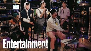 PRETTYMUCH Performs Gone 2 Long  In The Basement  Entertainment Weekly [upl. by Eitsud]