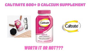 Caltrate 600 D Calcium Supplement Review [upl. by Lawtun]