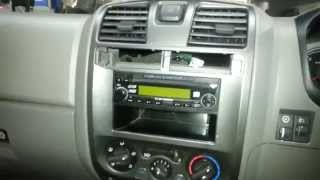 How to remove a Holden Colorado  Rodeo radio [upl. by Terej]