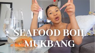 SEAFOOD BOIL MUKBANG WITH UMIEYDREAMZ [upl. by Lankton873]