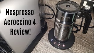 Nespresso Aeroccino 4 Milk Frother Review  Worth upgrading from the Aeroccino 3 [upl. by Linders995]