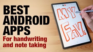 Best Android Apps for Handwriting and Note Taking [upl. by Naxela]