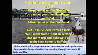 Erie Canal featuring Bruce Springsteen  Lyrics [upl. by Anhavas93]