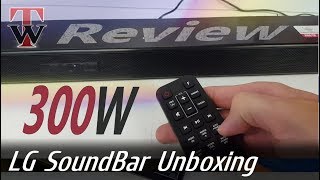 LG 300W Sound Bar  Unboxing amp Review [upl. by Xena]