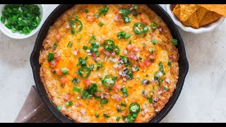 Easy Refried Bean Dip [upl. by Akeenat]