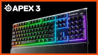 Apex 3 Water Resistant SteelSeries Keyboard [upl. by Fia]