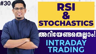 RSI amp Stochastics Indicator Strategy for Profits in Intraday Trading  Learn Technical Analysis E 30 [upl. by Suryc447]