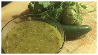 HOW TO MAKE SALSA VERDE  GREEN SALSA RECIPE  The JayLi Life [upl. by Rafferty752]