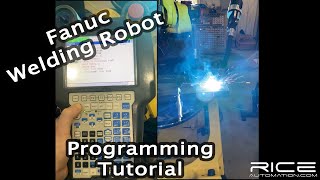 Fanuc Welding Robot Programming [upl. by Ydnik]