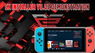 SX Installer V302 Demonstration on Nintendo Switch 【1080p 60fps】 [upl. by Retsim]