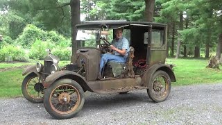 Old Car Restoration  1926 Model T part 2 First Start In Many Years [upl. by Nawyt]