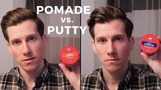 Pomade vs Putty Whats the difference [upl. by Annas481]