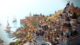 Novigrad  Minecraft Timelapse by Elysium Fire  DOWNLOAD [upl. by Aehr]