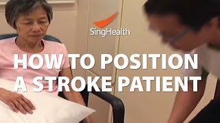 How To Position A Stroke Patient [upl. by Notsreik]