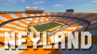 Neyland Stadium  Minecraft MEGABUILD  42 Pineapples  FULL TOUR  DOWNLOAD [upl. by Yemar]