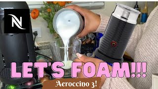 How To Foam Milk With Aeroccino 3 Make Coffee With Foam Tips amp Tricks  Easy Foamed Latte Recipe [upl. by Rosenkrantz]