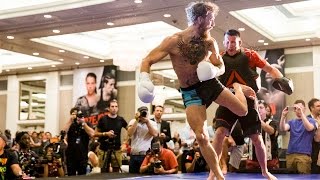 UFC 189 Conor McGregor Open Workout Complete [upl. by Leroy]