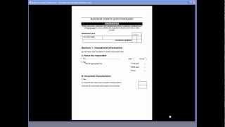 1  Explaining the Questionnaire for CSPro data entry system [upl. by Cyndia]