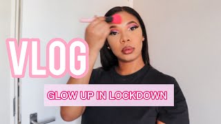 VLOG  GLOW UP IN LOCKDOWN SOUTH AFRICAN YOUTUBER [upl. by Durwin787]