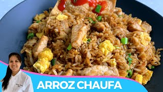 🇵🇪 ARROZ CHAUFA DE POLLO  RECETA PERUANA [upl. by Dennett558]