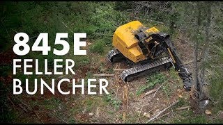 Tigercat 845E Feller Buncher in Nova Scotia [upl. by Ewer]