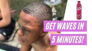 Easy Waves Tutorial In 4 Minutes [upl. by Nylak]