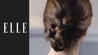 Comment faire une tresse indienne ┃ELLE Coiffure [upl. by Trey]