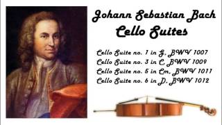 Johann Sebastian Bach  Cello suites in 432 Hz great for reading or studying [upl. by Inol156]